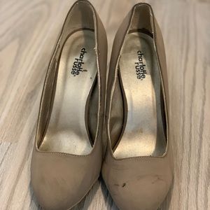 Charlotte Russe chunky heel suede heels